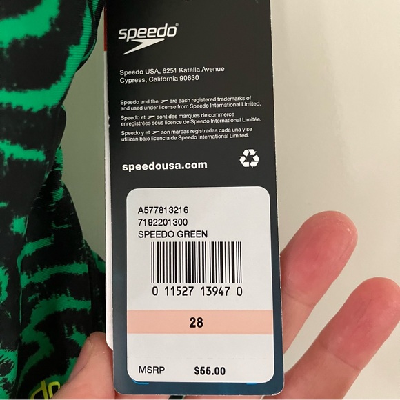 NWT Speedo Flyback Youth One-Piece Size 28 - Picture 8 of 10
